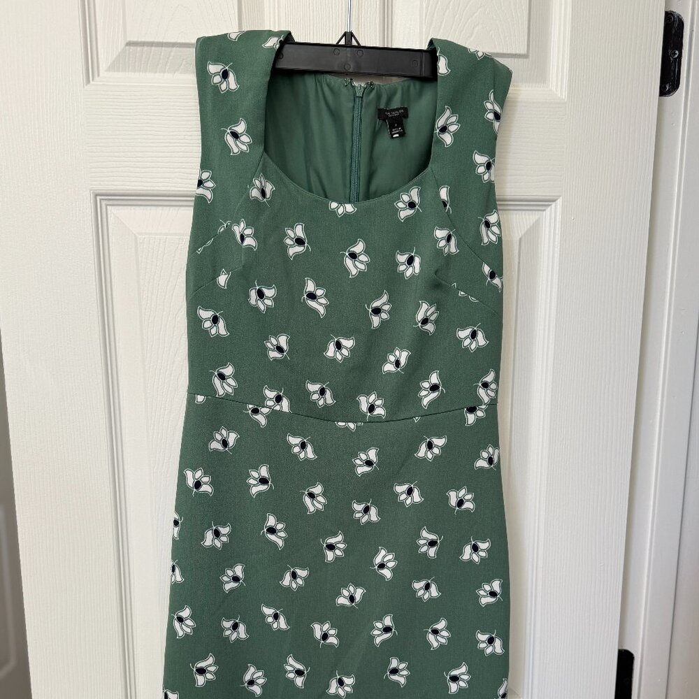 Ann Taylor Factory green floral dress